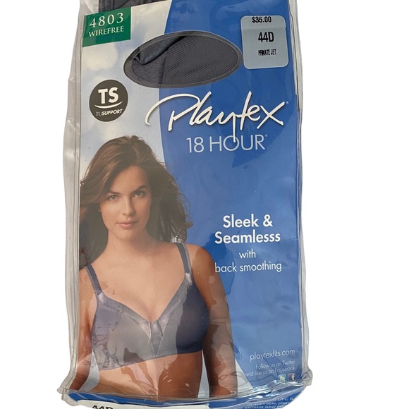 Playtex 18 Hour Sleek & Seamless Size 44D - Picture 1 of 7